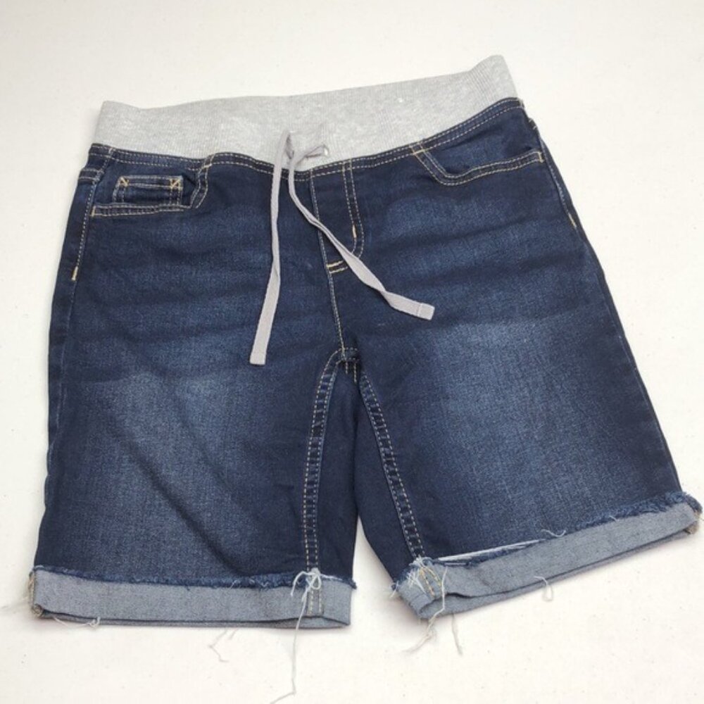 GIRLS JUSTICE STRETCH WAIST JEAN SHORTS (GIRLS) 12 ⭐️